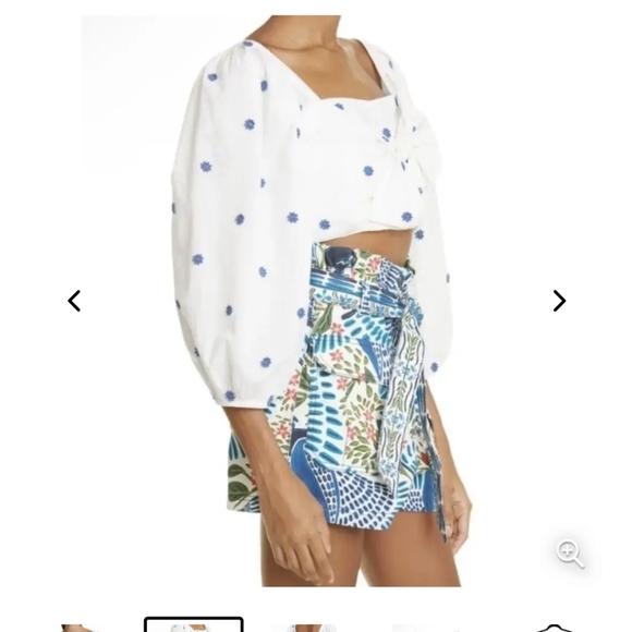 Farm Rio embroiderd crop top. Size xL - Picture 2 of 7
